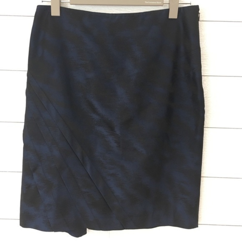 Ann Taylor Asymmetrical pleat skirt